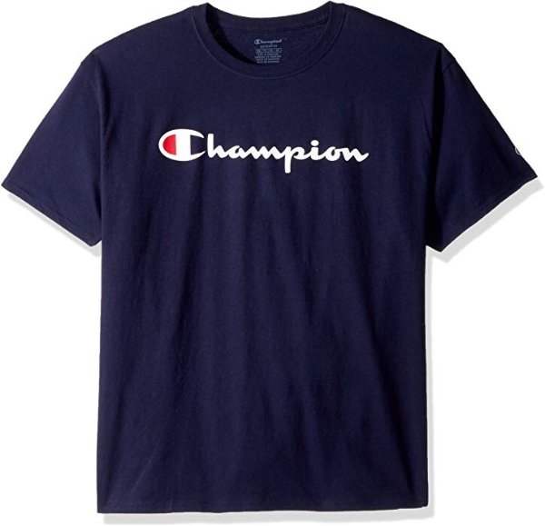 Champion 经典Logo男款运动T恤 多色可选