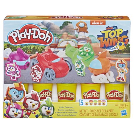 Play-Doh Top Wing Cadet Creations Toolset with 5 Non-Toxic Play-Doh Colors - Walmart.com培乐多顶翼军校学员系列套装