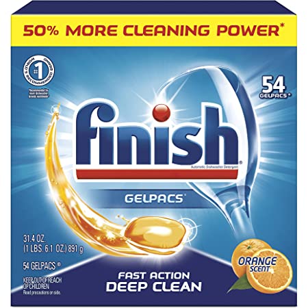 $4.11 couponAmazon.com: Finish Gelpacs Dishwasher Detergent, Orange Scent, 84 Count : Health &amp; Household