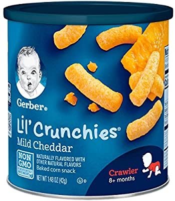 Lil Crunchies, Mild Cheddar & Veggie Dip, 8 Count