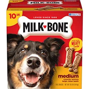 Milk-Bone 狗狗饼干 中号 10磅