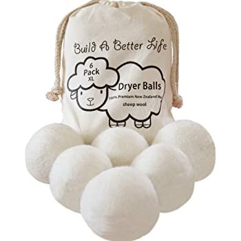 Wool Dryer Balls-Pack of 6 XL