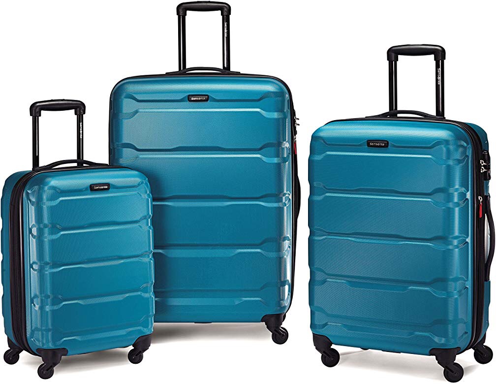 Amazon.com | Samsonite 3-Piece Set, Black | Luggage亚马逊新秀丽omni行李箱三件套
