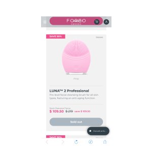 $109.5 FOREO Sweden | 50% Off | Stock Clearance Sale