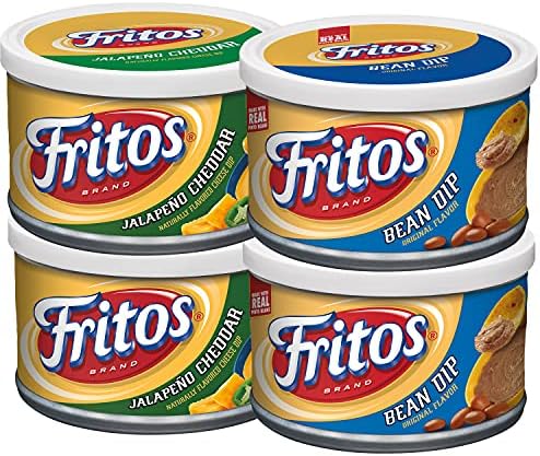 Amazon.com: Fritos, Bean Dip and Jalapeno Cheddar Dip Variety Pack, 9 Ounce (Pack of 4)