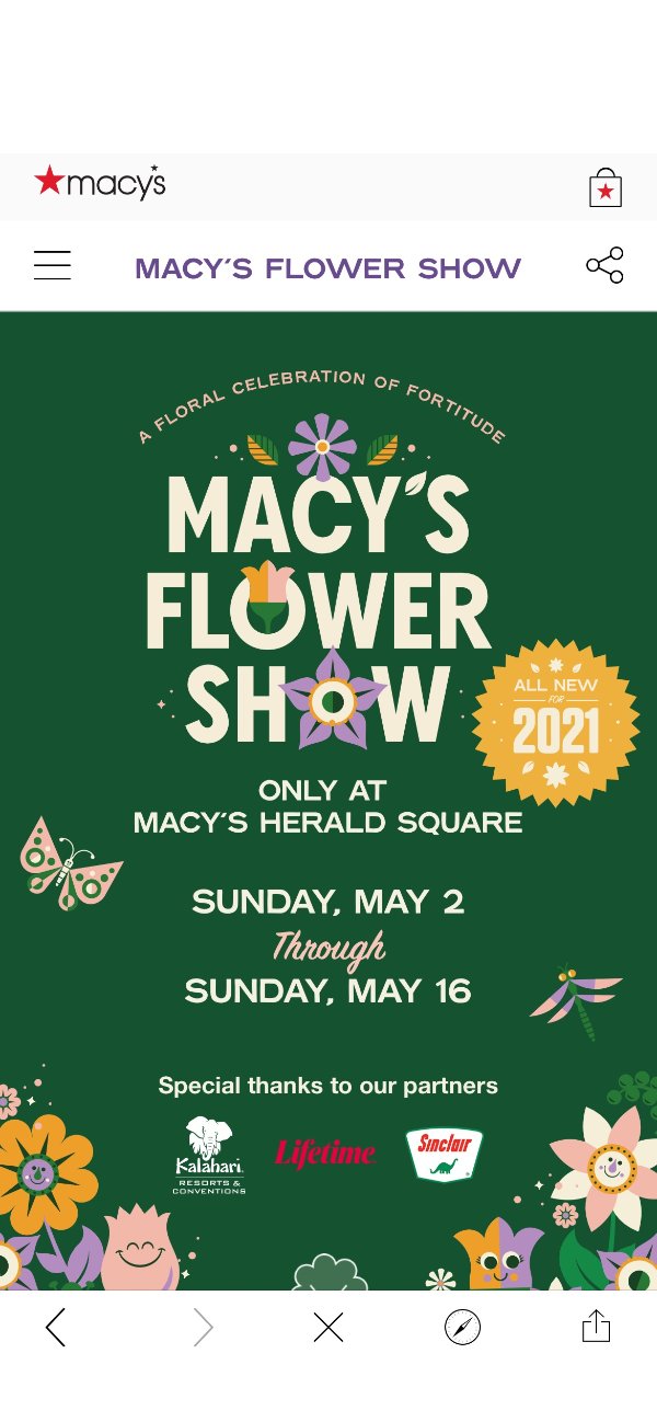 Macy’s Flower Show 2021 – A Floral Celebration of Fortitude