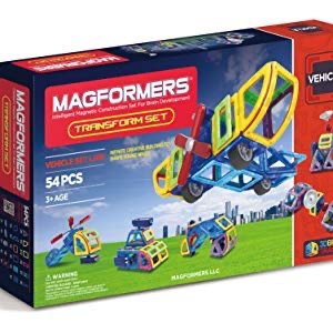 Magformers Vehicle Transform Set (54-Pieces)