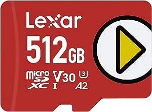 PLAY 512GB microSDXC UHS-I Memory Card C10, U3, V30, A2