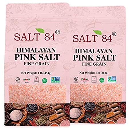 Amazon.com : Himalayan Chef 100%纯天然喜马拉雅粉盐 1磅大包装，