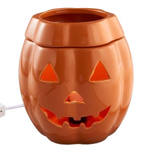 Way to Celebrate Halloween Wax Warmer, Orange Jack-o-Lantern