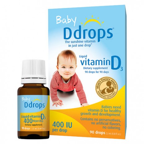 Baby Ddrops VItamin D3 400 IU/Drop, 90 Drops