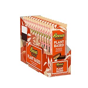 Amazon.com : REESE&#39;S Plant Based Oat Chocolate Confection Peanut Butter Cups, Candy Packs, 1.4 oz (12 Count) : Grocery &amp; Gourmet Food