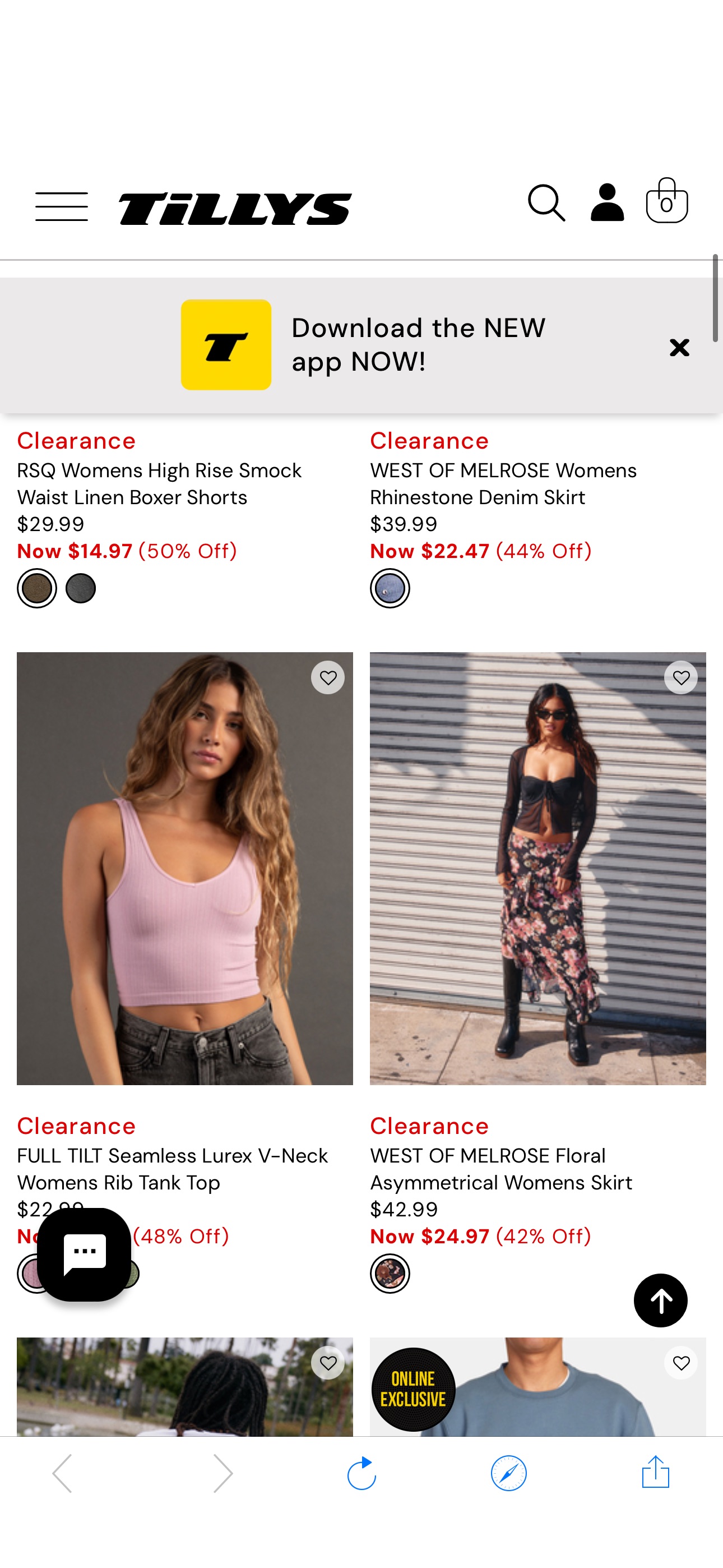 Clothing & Accessories Sale | Tillys 低至五折