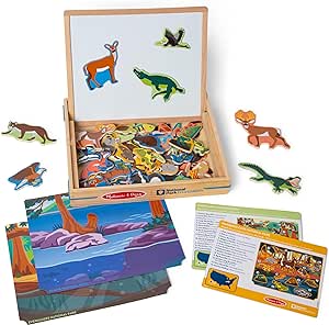 Amazon.com: Melissa &amp; Doug National Parks Wooden Picture Matching Magnetic Game Kids Animal Magnets Activity for Boys and Girls Ages 3+ - FSC-Certified Materials : Toys &amp; Games