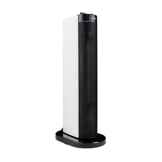 NewAir Portable Ceramic Tower Heater, Quiet and Compact with Wide Angle Oscillation, Heats up to 110 sq. ft. White NIH110WH00 - Best Buy电暖器