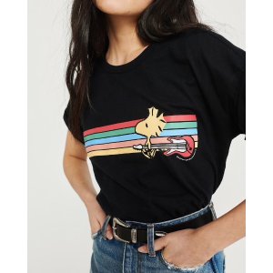 $13.60 A&F 可爱的Snoopy 短体桖衫