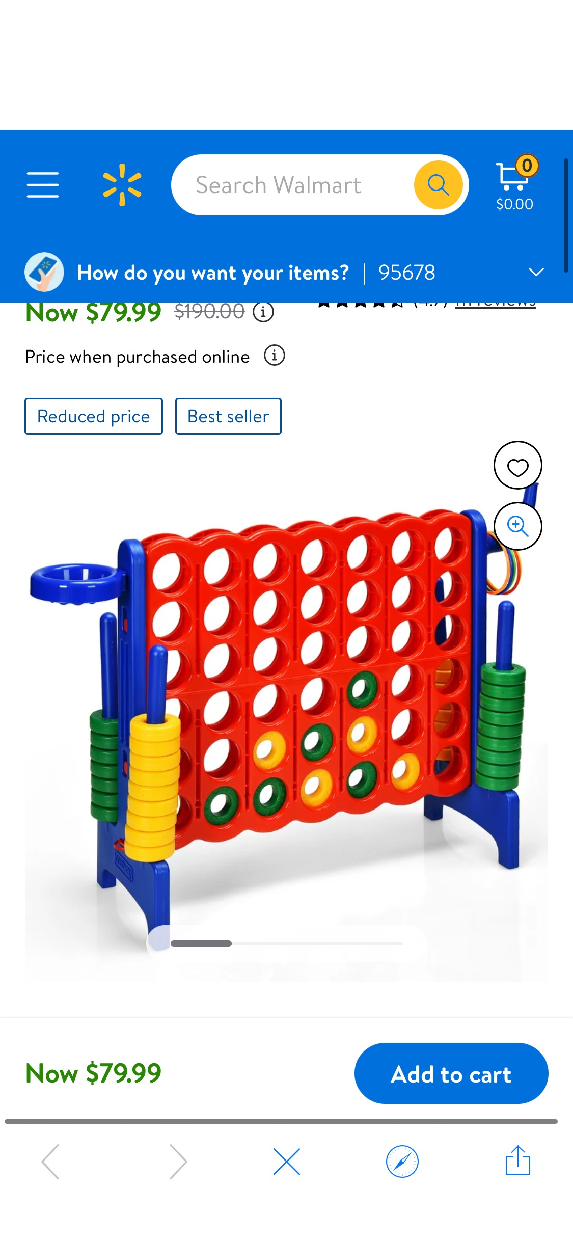 Costway 4-in-A Row Giant Board Game Set w/Basketball Hoop for Family Blue - Walmart.com