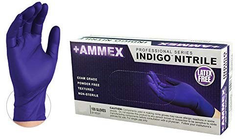 Medical Indigo Nitrile Gloves
