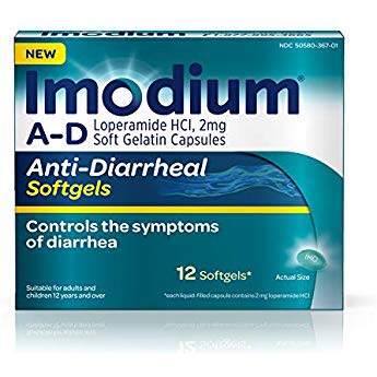Amazon.com現有Imodium A-D Diarrhea Softgels, 24 粒腹瀉藥