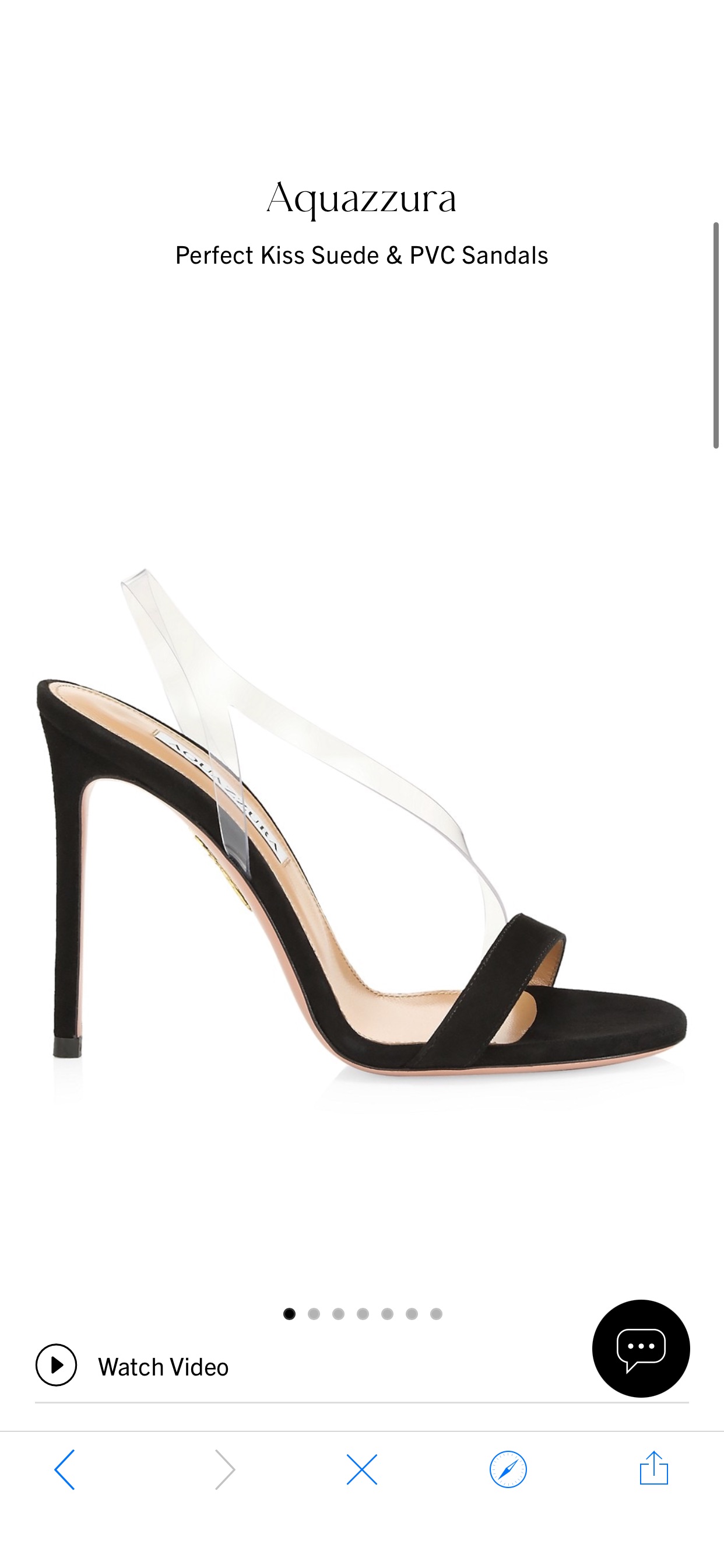Shop Aquazzura Perfect Kiss Suede & PVC Sandals | Saks Fifth Avenue
鞋子