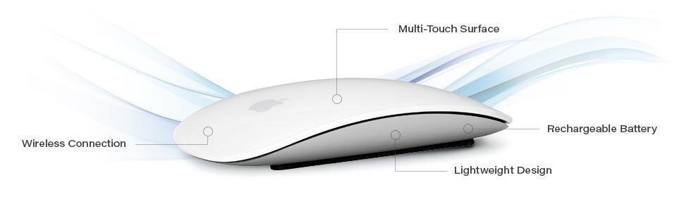 Amazon.com: Apple Magic Mouse 2 (Wireless, Rechargable) - Silver 苹果鼠标