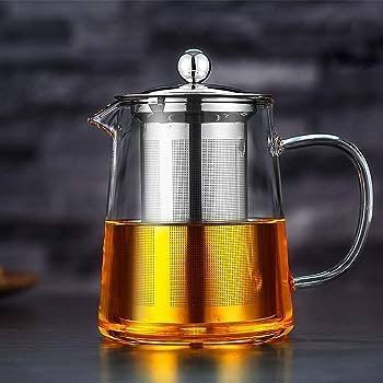 透明茶壶+带耐热不锈钢浸泡器 18oz