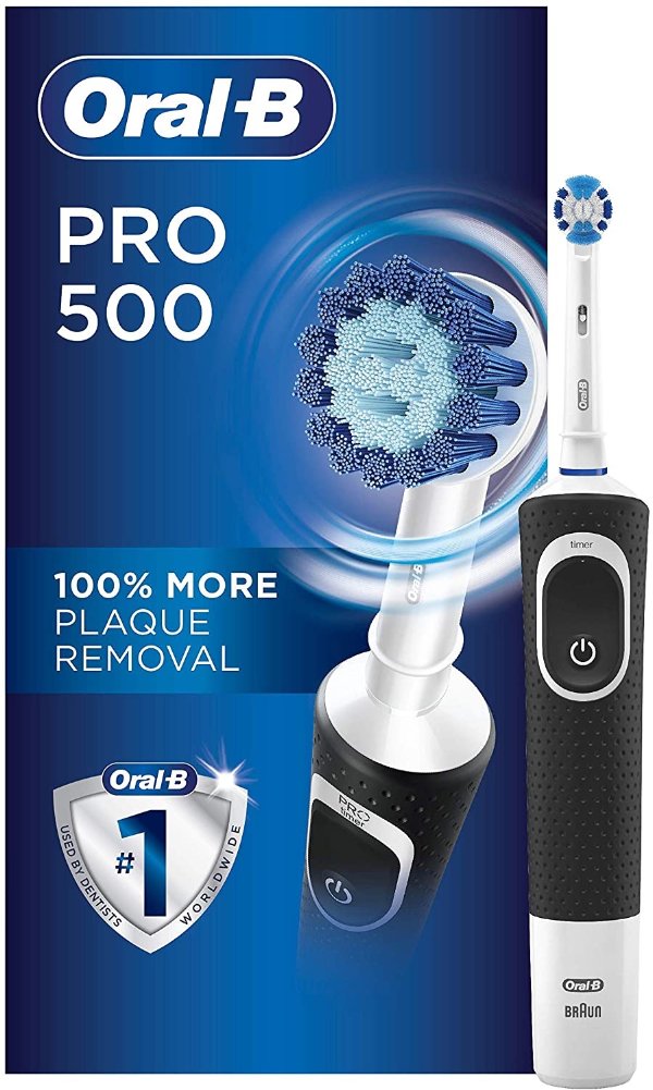 Oral-B Pro 500 电动牙刷特价，带自动定时提醒