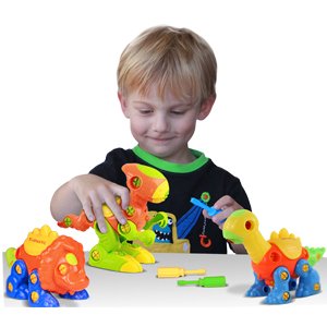 Kidtastic Dinosaur Toys Construction Engineering Building Play Set