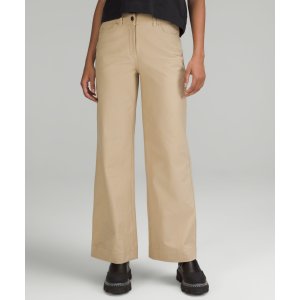 $99 Lululemon City Sleek 5 Pocket High-Rise Wide-Leg Pant *Light Utilitech 新色特價