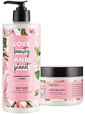 Love Beauty and Planet沐浴露和磨砂膏套装