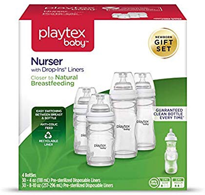贝尔乐一次性免洗奶瓶套装Playtex Baby Nurser Gift Set
