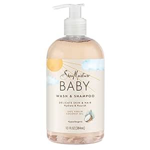SheaMoisture 婴幼儿洗发沐浴露 含100% 初榨椰子油