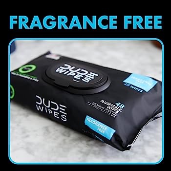 Amazon.com: DUDE Wipes - Flushable Wipes - 1 Pack, 48 Wipes - Unscented Extra-Large Adult Wet Wipes - Vitamin-E & Aloe for at-Home Use - Septic and Sewer Safe : 湿纸巾
