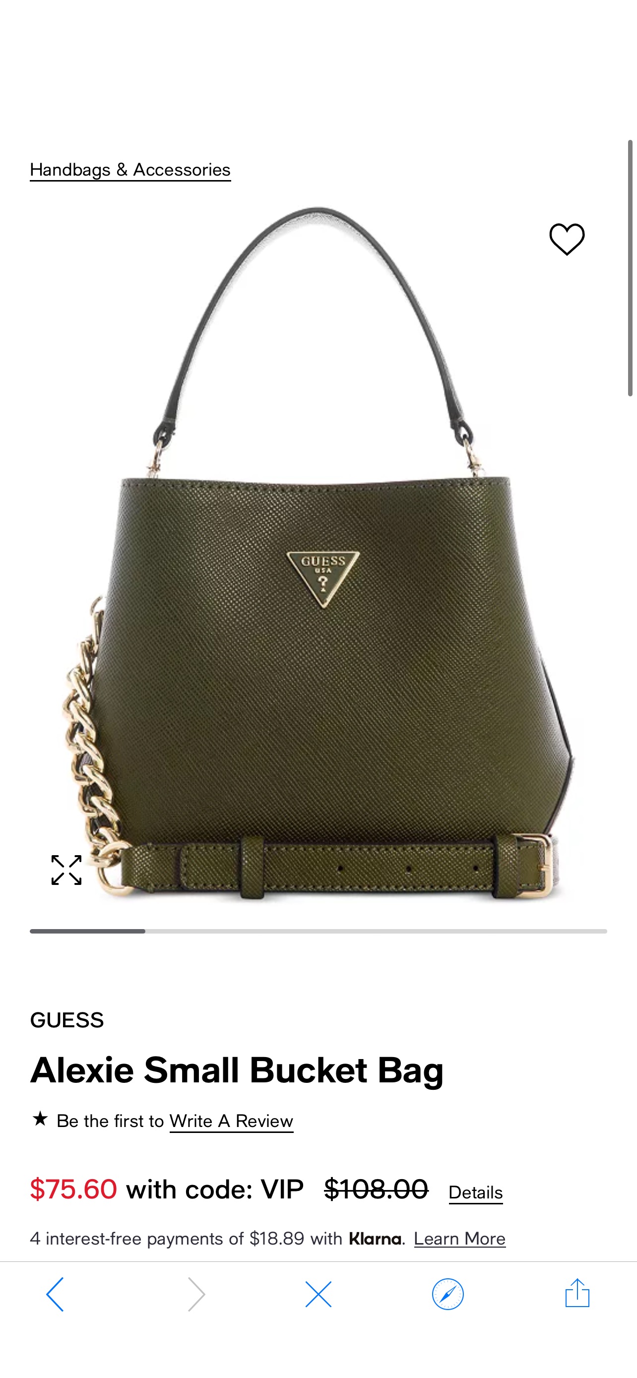 GUESS Alexie Small Bucket Bag & Reviews - Handbags & Accessories - Macy's