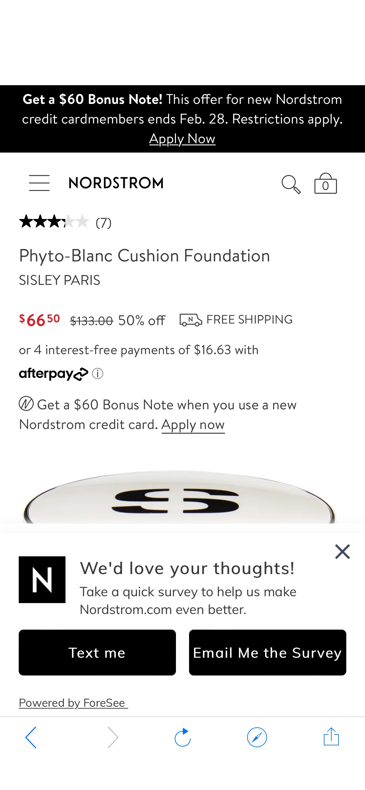 Sisley Paris Phyto-Blanc Cushion Foundation |sisley 气垫