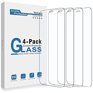 $5.99 Amazon.com: Yootech Screen Protector Compatible with iPhone 12 Pro Max,[4 Pack] Tempered Glass Screen Protector Compatible with iPhone 12 Pro MaxIphone 6.7-Inch 保护膜四张
