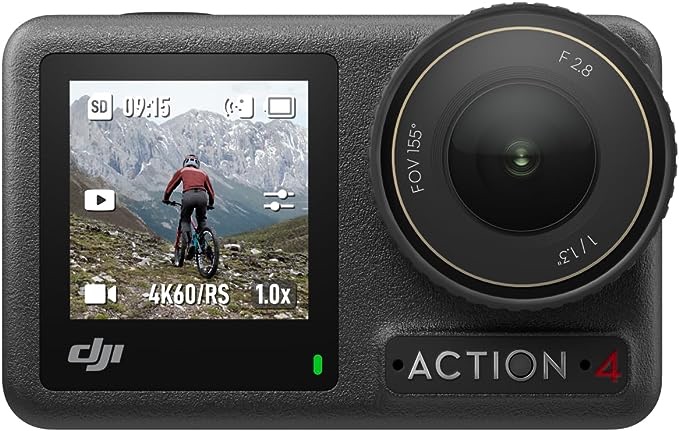 Amazon.com :  DJI Osmo Action 4 运动相机 1/1.3" CMOS 4K120摄