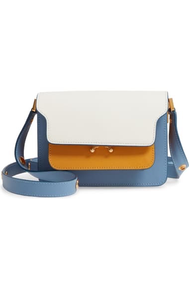 Marni Small Trunk Colorblock Leather Shoulder Bag | Nordstrom 小号风琴包