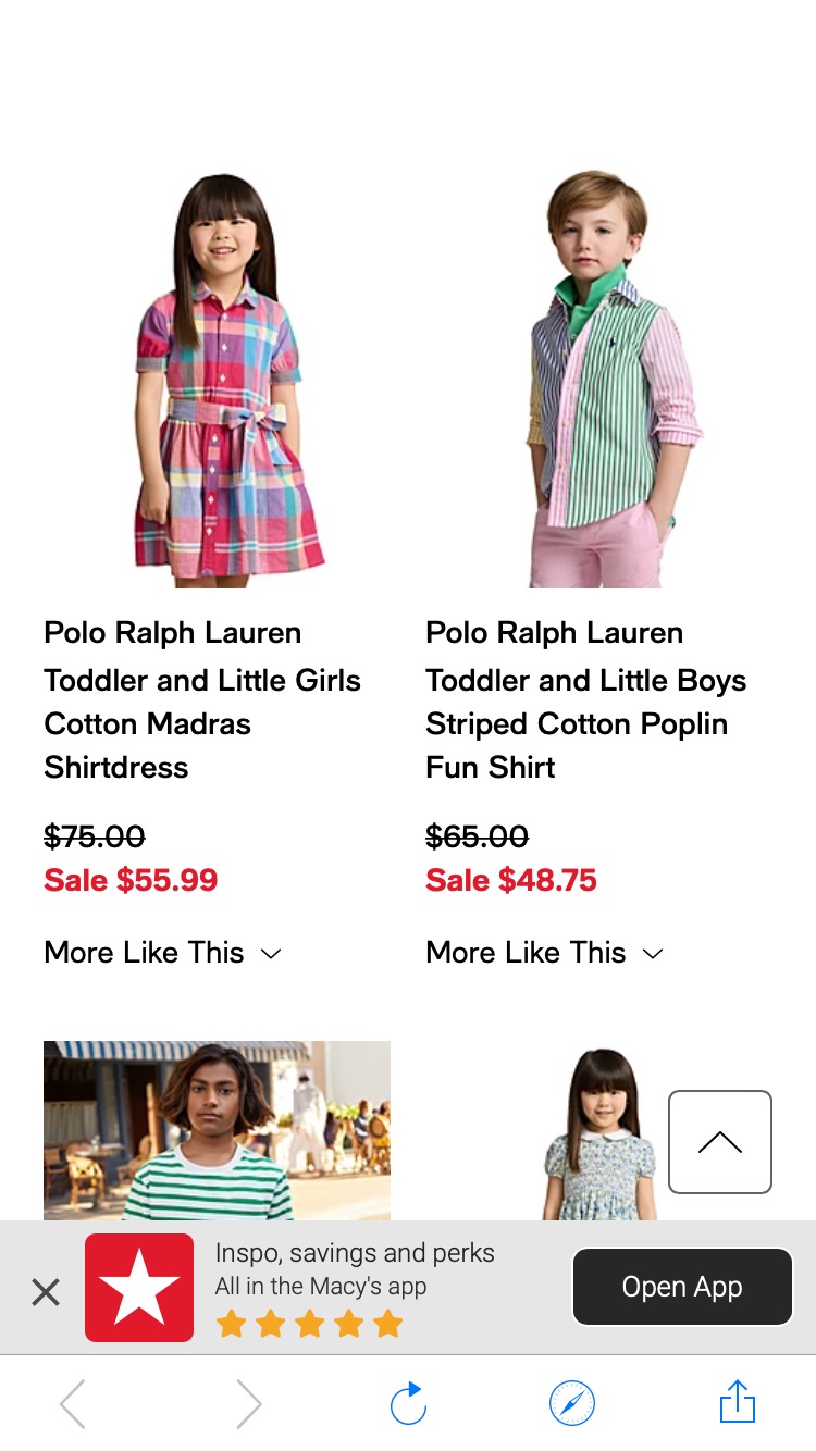 Ralph Lauren Kids Clothing - Macy's 低至4折
