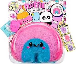 Amazon.com: Fluffie Stuffiez Rainbow Small Collectible Feature Plush - Surprise Reveal Unboxing with Huggable ASMR Fidget DIY Fur Pulling, Ultra Soft Fluff : Toys &amp; Games