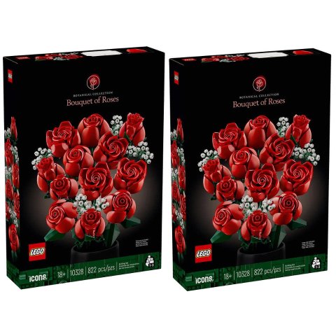2盒$89.99 官网一盒$59.99Costco再出手 把今年爆款 LEGO 玫瑰花价格打低