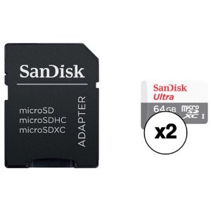 Today Only: SanDisk Ultra 64GB UHS-I microSDXC 2-Pack