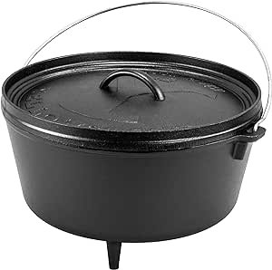 Lodge 荷兰锅12英寸 黑色 可用于户外
