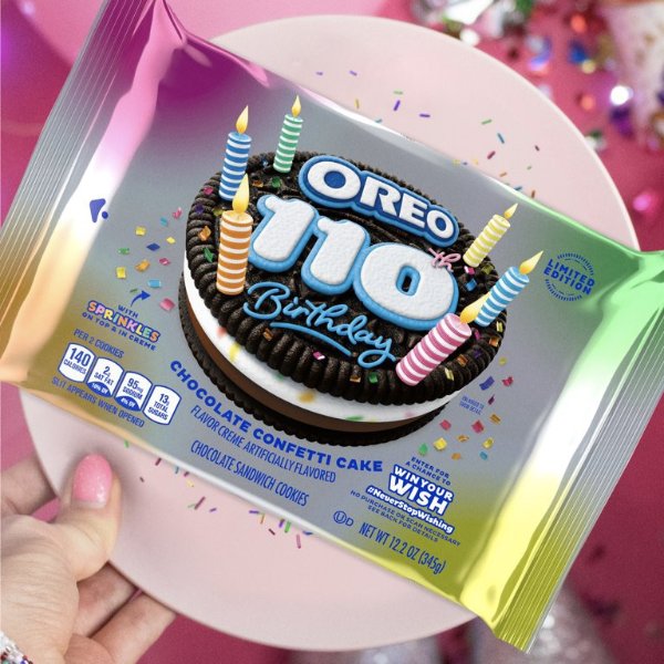 OREO 110周年生日饼干包装 12.2oz