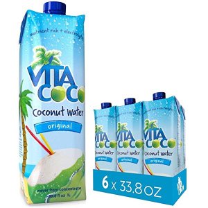 Vita Coco Coconut Water, Pure 33.8 Ounce (Pack of 6)