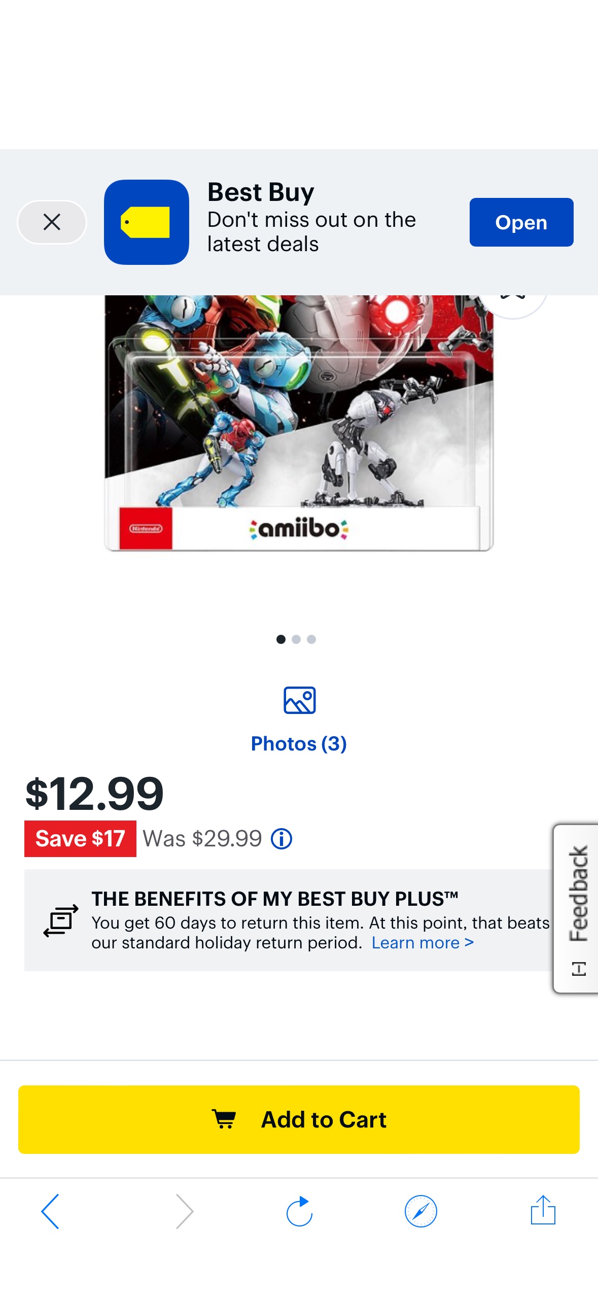 Nintendo Metroid Dread amiibo 2-pack NVLEAR2B - Best Buy