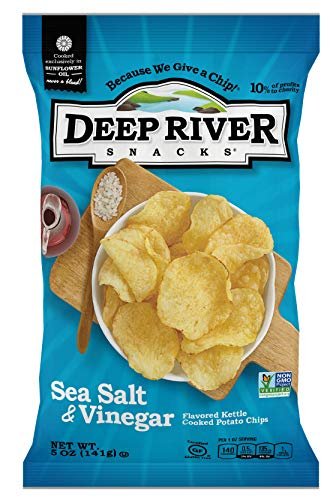 Deep River 海盐醋味薯片 5oz 12包装