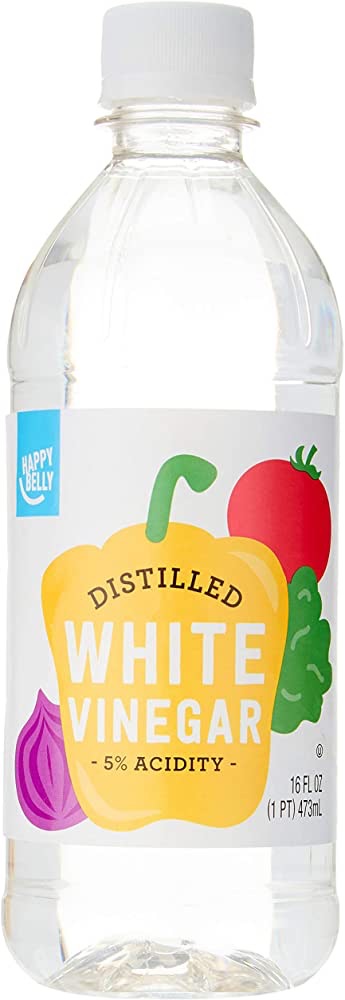 Amazon.com : Amazon Brand - Happy Belly White Distilled Vinegar, Kosher, 16 Fl Oz (Packaging May Vary) : Grocery & Gourmet Food