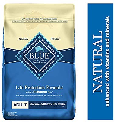 Amazon.com: Blue Buffalo Life Protection Formula Adult Dog Food – Natural Dry Dog Food for Adult Dogs – Chicken and Brown Rice – 30 lb. 狗粮