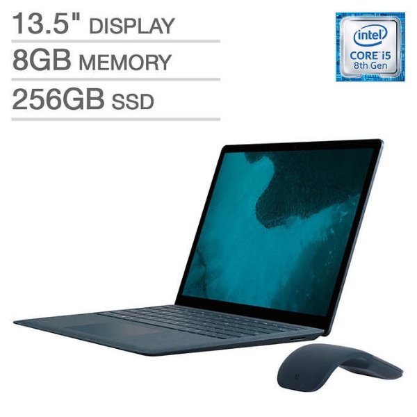 Surface Laptop 2 笔记本+鼠标套装(i5, 8GB, 256GB)